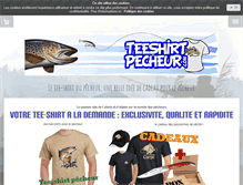 Tablet Screenshot of leteeshirtdupecheur.com